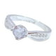thumbnail image 1 of Anillo de Serpiente Envolvente con Circonitas Pavé, Ajustable, Plata 925 enchapado en Oro 18K, 1 of 1