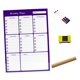 thumbnail image 1 of Recordatorio Semanal De La Nota Del Calendario De La Pizarra Magnética Suave Para El Estilo C Del Organizador De La Escuela, 1 of 5