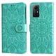 thumbnail image 1 of Funda tipo cartera FOXDOCK para Xiaomi Redmi Note 12s 4G , diseño girasol en relieve, cuero PU, cierre magnético, soporte y tarjetero, 1 of 5