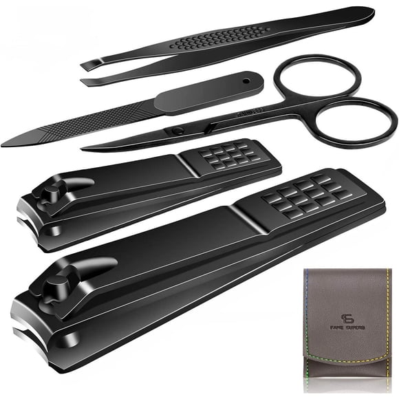Set Manicure Pedicure QLNE Acero Inoxidable 5 Piezas