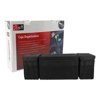 Jj Group - Caja Organizadora De Maleta Maletero Auto Y Suv 3 Espacios