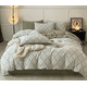 thumbnail image 1 of Nvzi -b Juego de Sábanas, Juego de Sábanas y Fundas de Almohada, Juego para Cama Twin, Ropa de Cama de Hotel, Decoración Del Hogar (Verde), 1 of 3