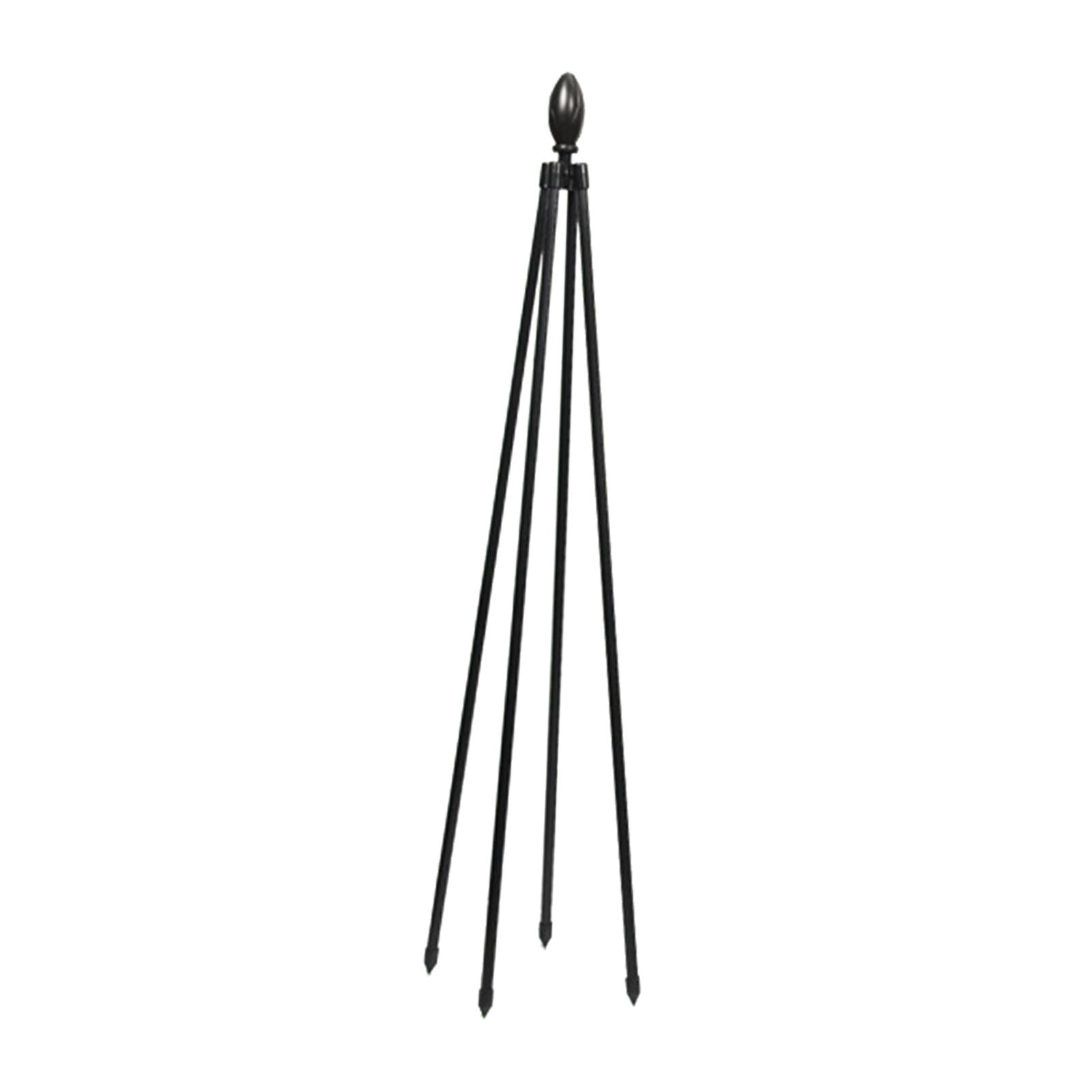 Magideal - Decoración De Estante De Escalada De Vid, Enrejado De Soporte, Soporte De Planta Resistente Para Interior Al Aire Libre, Estante De Soporte De Flores , Altura 120cm