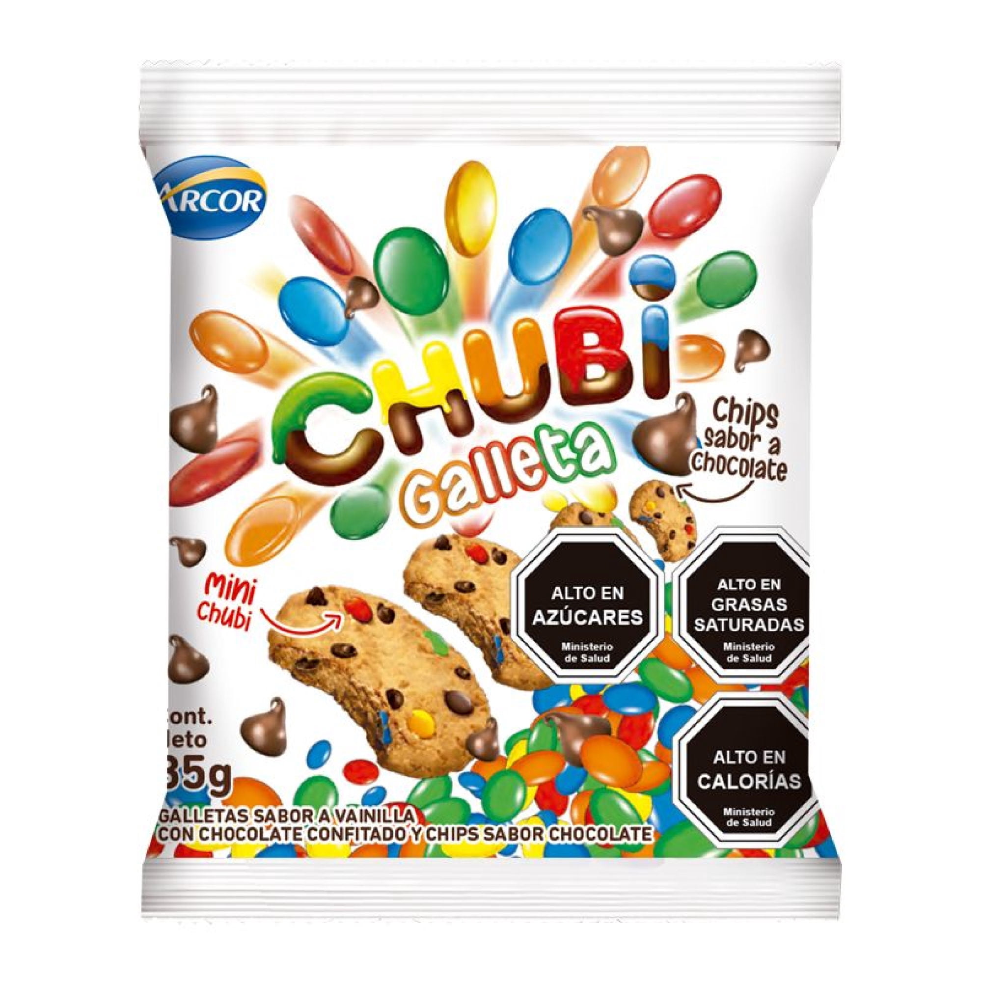 Galleta Mini Chubi 35 g Arcor