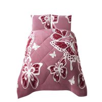 Genérico - Cobertor De Jacquerd Cutting Con Chiporro King 250X270Cm Color Rosa B17