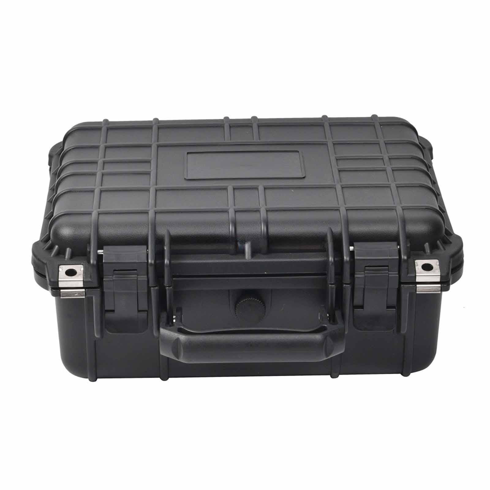 Magideal - Caja Organizadora De Herramientas Portátil, Estuche Rígido, 34,5 X 29,2 X 14,5 Cm, Con Cerradura, Organizador Multiusos Para Herramientas De Reparació