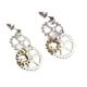 thumbnail image 4 of Steampunk Rock Stud Pendientes Asimétrico Cuelga Ear Studs Charms Wedding Club, 4 of 5