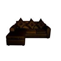 Genérico - Sofa Marcia Tela Chocolate