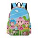 thumbnail image 1 of Suministros de Fiesta Lalaloopsy-theme Backpack, Campus style schoolbag Bookbag with Adjustable Shoulder Straps And Large Zip Compartment, Unisex Travel Bags.42x30x15cm, 1 of 6