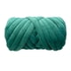 thumbnail image 1 of Chunky Yarn Crocheting Mantas DIY Jumbo Yarn Para Throw Pillow Alfombras Crochet Deep Green, 1 of 5