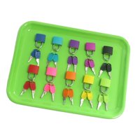 Bothyi - Juego De Candado Y Llave Montessori Portátil Para Niños Pequeños, Regalo De Cumpleaños, 10 Uds.
