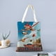 thumbnail image 2 of Planes: Fire and Rescue Bolso de tela con estampado de lienzo para mujer, bolsa de compras reutilizable y estética, con cremallera interior, regalo para mujer,40*45cm., 2 of 6