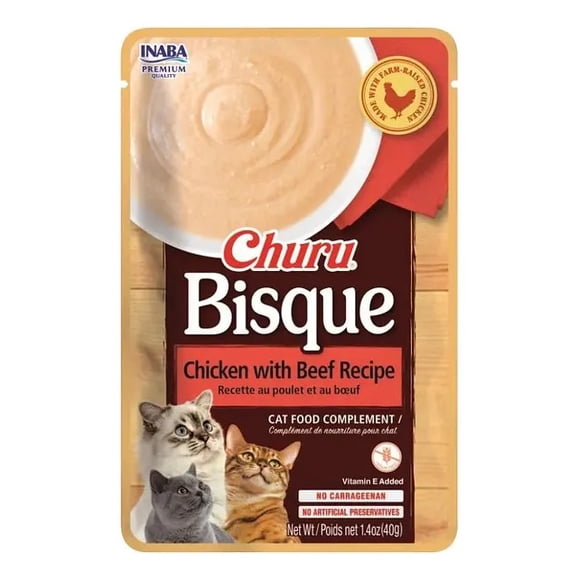 Churu Bisque Gato Pollo y Carne 40gr