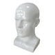 thumbnail image 2 of Cabeza De Maniquí Para Hombre, Accesorio De Soporte De Exhibición De PVC Para Exhibición De Salón, Blanco Brillante, 2 of 3