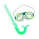 thumbnail image 1 of Juego De Snorkel Para Niños, Gafas De Buceo Con Vista Amplia Para Deportes Acuáticos, Buceo Bajo El Agua, Verde, 1 of 3