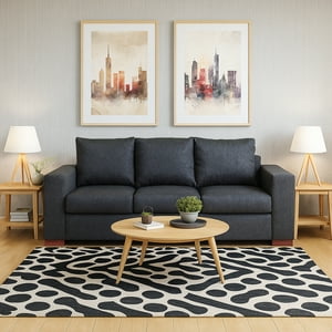 Dkora - Sofa Cedric 3 Cuerpos Marengo