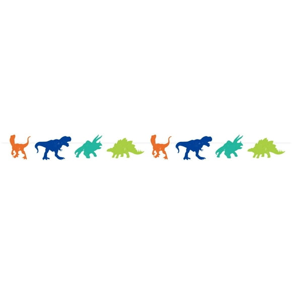 Guirnalda decorativa colgante dinosaurios, 1 un