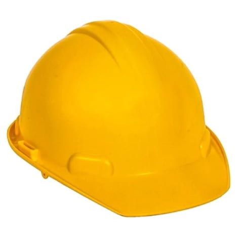 Metalfer - Casco Proseg Con Arnes 4 Puntas Amarillo