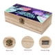 thumbnail image 3 of El Segundo Mejor Hospital de la Galaxia Caja Organizadora de Madera Rústica - Caja Decorativa Multifuncional para Escritorio, Hogar, Oficina, Joyas y Manualidades, 3 of 6