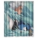 thumbnail image 1 of Cortina de ducha BLEACH, juego de cortinas de baño con ganchos, tamaño 60 x 72 pulgadas, 1 of 3