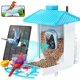 thumbnail image 1 of Comedero para pájaros Osoeri Solar Smart con cámara 1080P HD WiFi 2,4 GHz, 1 of 6