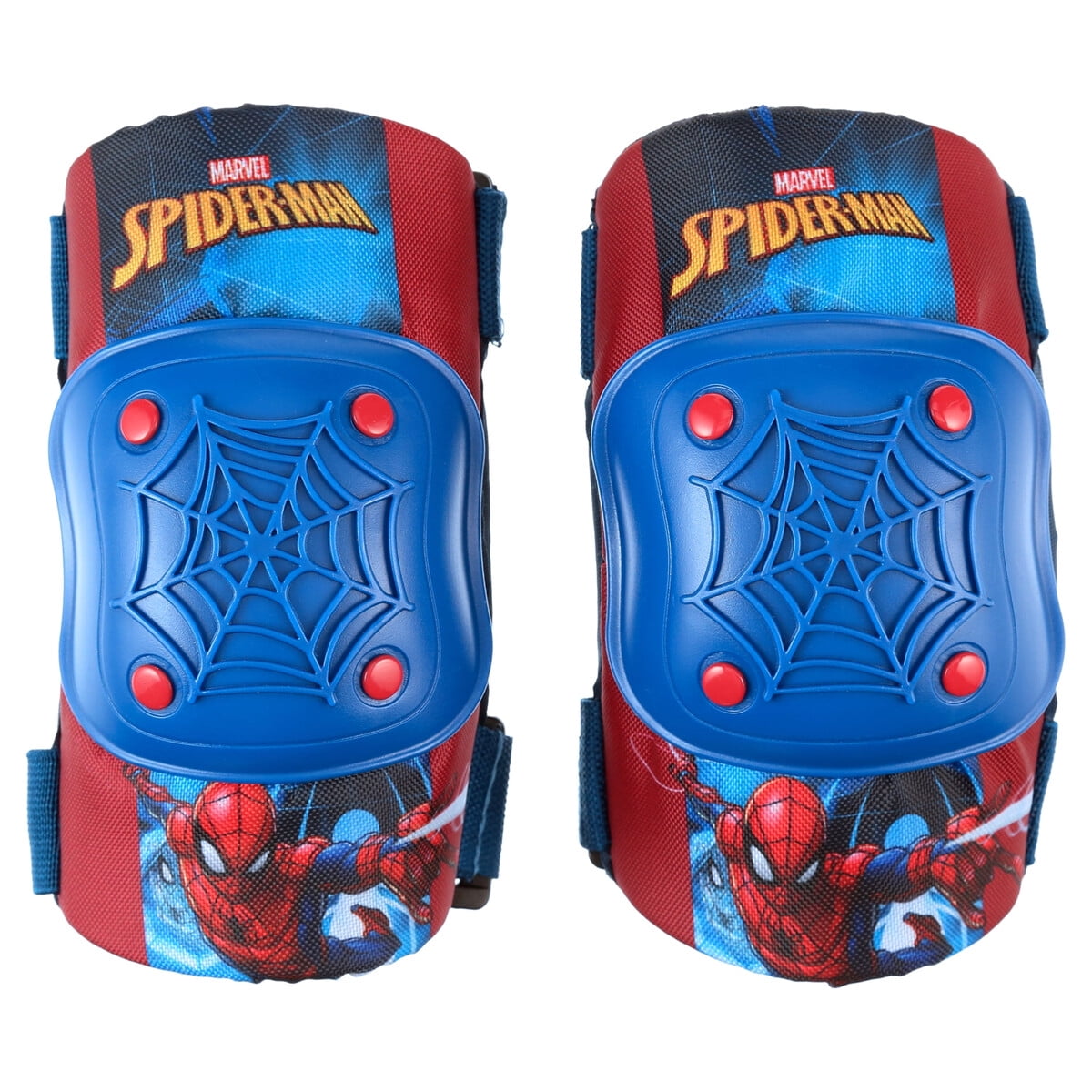 Set Protector Marvel Spiderman Niños Coderas Rodilleras Guantes