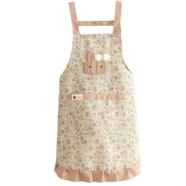 Delantal de cocina para mujer con bolsillos, delantal con pechera en capas para cocinar, hornear, hacer barbacoas y jardinería.
