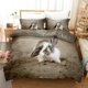 thumbnail image 1 of The Rabbit Bedding Sets Duvet Cover Set With Pillowcase Bedclothes Bed Linen, 1 of 5