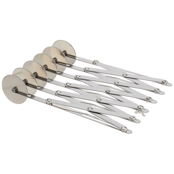 Cortador de masa Winco Winware de 6 ruedas ajustables de acero inoxidable