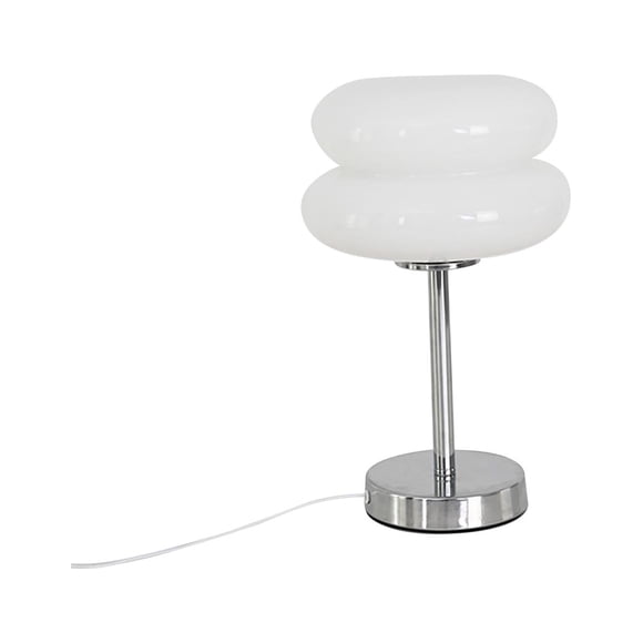 Nordic Egg Tart Mushroom Lámpara de mesa Lámpara de escritorio LED Moderna Moda 3 colores cambiantes INS Atmósfera Estudio para oficina Sala , Blanco