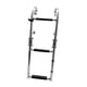 thumbnail image 5 of Empuñaduras de Escalera para Barcos de Acero Inoxidable, 2 + 1 Escalones, Montaje en Espejo de Popa, Escalera de Popa Plegable, Escalera Extraíble Mon, 5 of 5