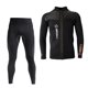 thumbnail image 2 of Trajes de neopreno Wetsuits de manga larga con cremallera frontal Chaqueta de surf traje de buceo pantalones L, 2 of 6