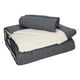 thumbnail image 2 of Quilt Andes Sherpa Liso Gris 2 Plazas, 2 of 3
