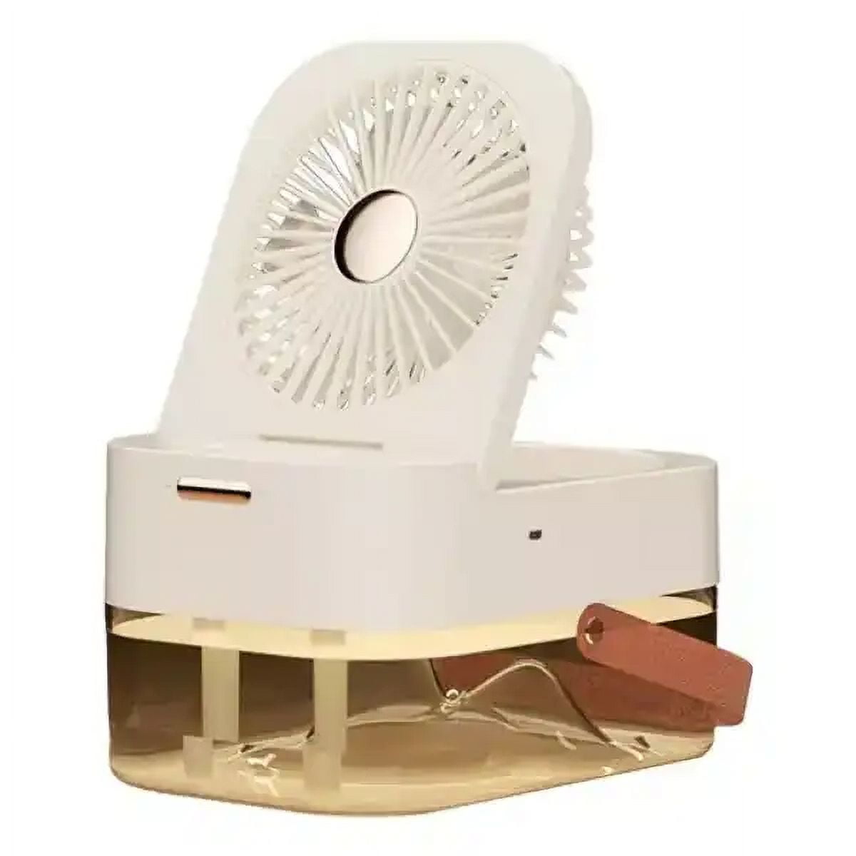 Leon Import - Mini Ventilador Enfriador De Aire Luces Led Usb