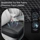 thumbnail image 3 of Cobertura de asiento para coche Qinlive ventilada negra - 1 unidad, 3 of 6