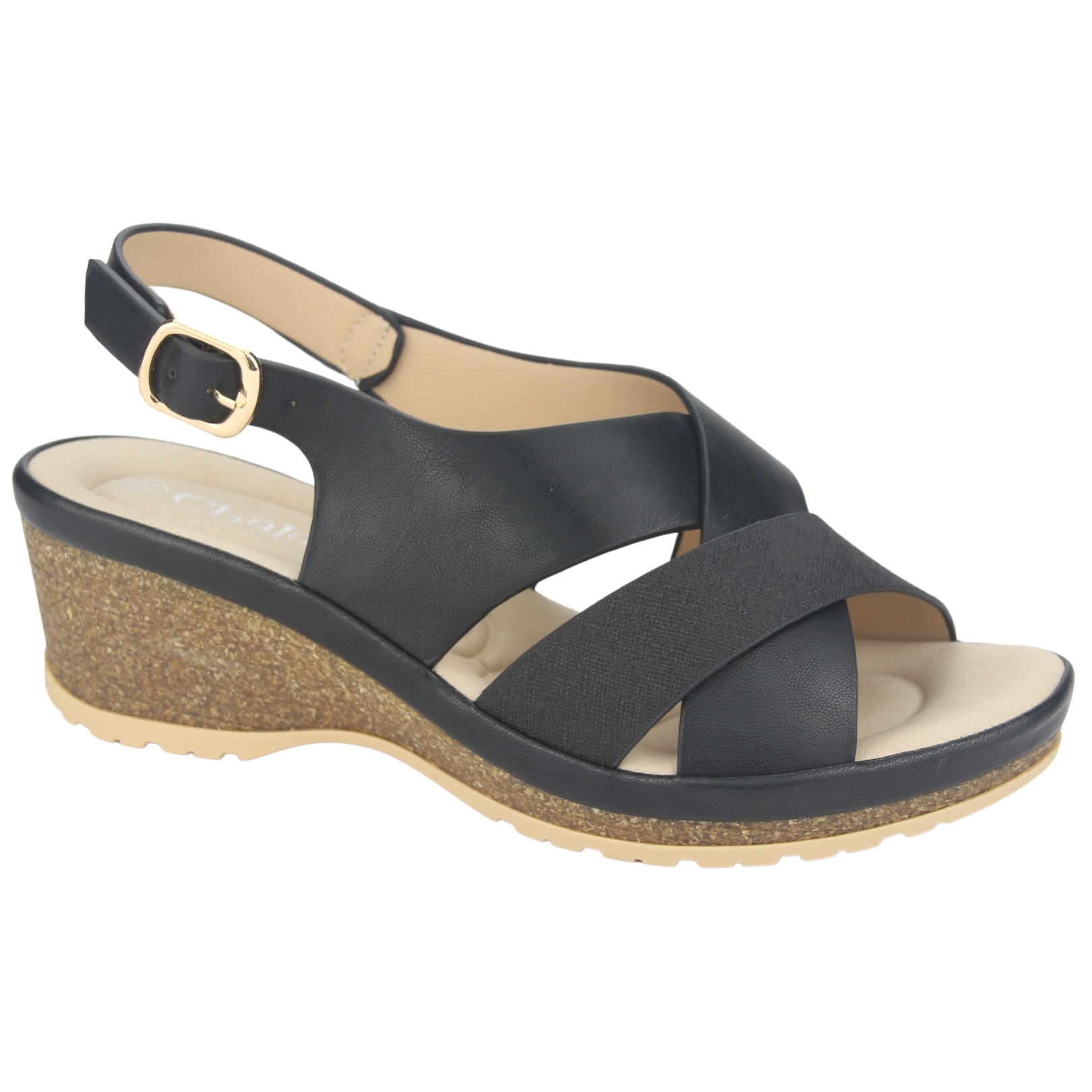 Sandalia Chalada Mujer Ica-30 Negro Casual