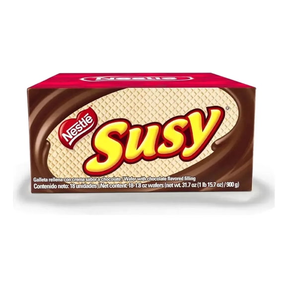 NESTLE SUSY GALLETAS RELLENA CIN CREMA DE CHOCOLATE 18U 900G