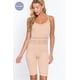 thumbnail image 1 of Enterizo CC Clothing Sin Costuras De Punto Con Detalle Pointelle Cuello Redondo Rosa Beige M/L, 1 of 5