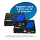 thumbnail image 5 of Extensor HDMI KVM OREI 4K@60Hz CAT6 120 m 2 USB, 5 of 7