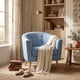 thumbnail image 2 of Sitial Poltrona Silla Sillon Con Cojin De Regalo 80x70x52cm Celeste, 2 of 8