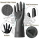 thumbnail image 4 of Guantes de látex resistentes a productos químicos ROYAKI, talla L, 1 par, 4 of 6