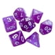 thumbnail image 1 of Juego De Dados Poliédricos De 7 Piezas Juego De Dados Para Fiesta Juego De Mesa Juego De Cartas Violeta, 1 of 3