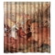 thumbnail image 1 of Cortina de ducha con diseño de gatos y ganchos, 167 x 183 cm, 1 of 3