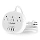 thumbnail image 1 of Adaptador de enchufe de Australia a EE. UU. con 3 salidas y 4 puertos USB, 1 of 7