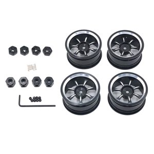 Magideal - Neumáticos De Metal Rc Para Coche, De Llantas Y Neumáticos Rc Para Wpl C14 C24 C34 C44 B14 B16 B24 B36 1/16, Accesorios De Actualización De Coche