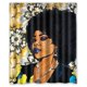 thumbnail image 1 of Cortina de ducha con diseño de mujeres africanas y presas, con ganchos, tamaño 60 x 72 pulgadas, 1 of 3