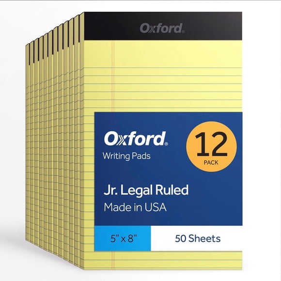 Blocks Oxford Jr Legal 12 Unidades 50 Hojas