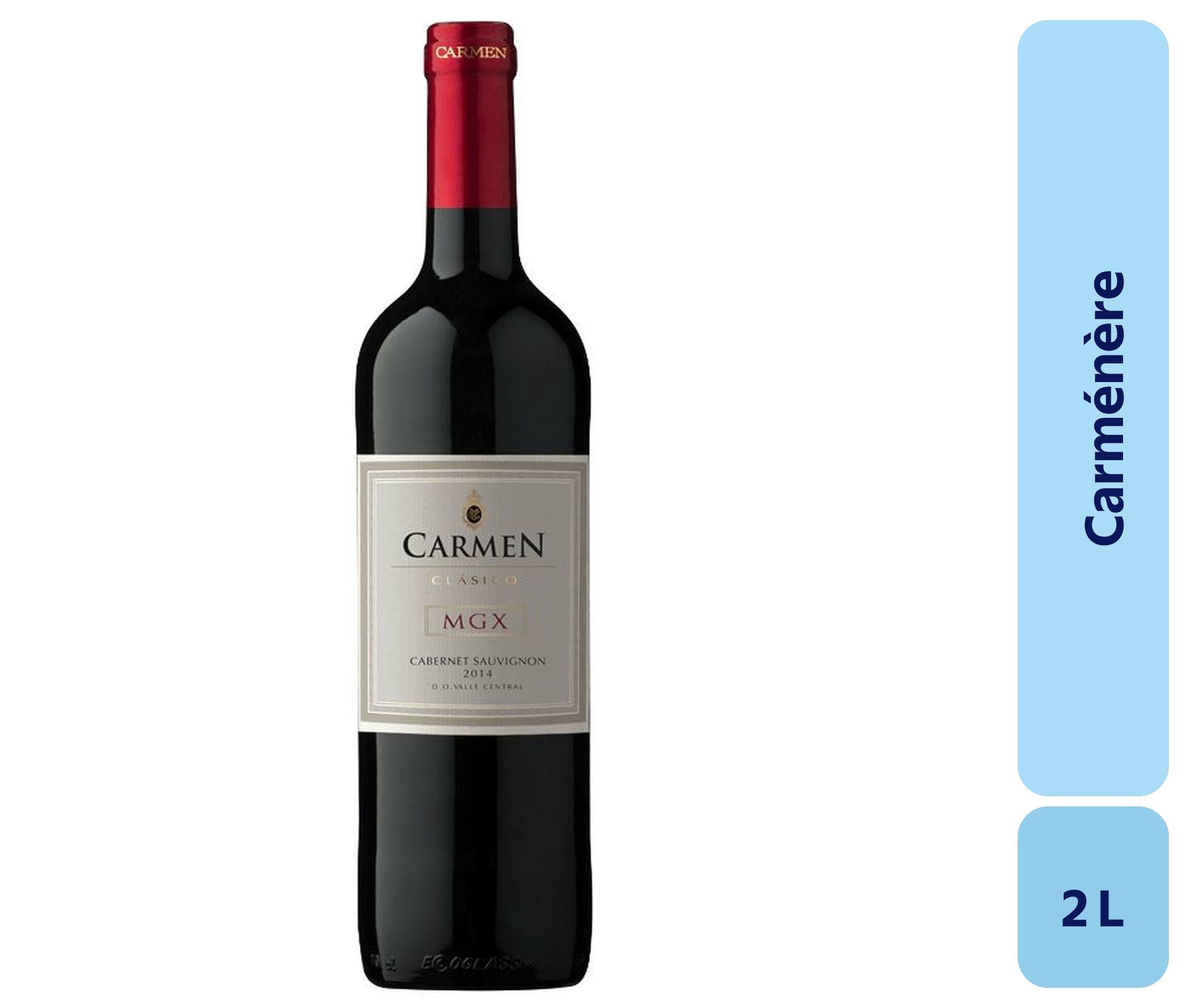 Vino Tinto Carménère 12° Botellón 700 cc Carmen