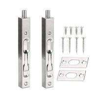 Magideal - 2X Pestillos Empotrados, Hardware, Reemplace Los Pestillos De Cerrojo Ocultos, Prácticos, Resistentes Al Desgaste Y Al Polvo Para Apartamentos Y Casas