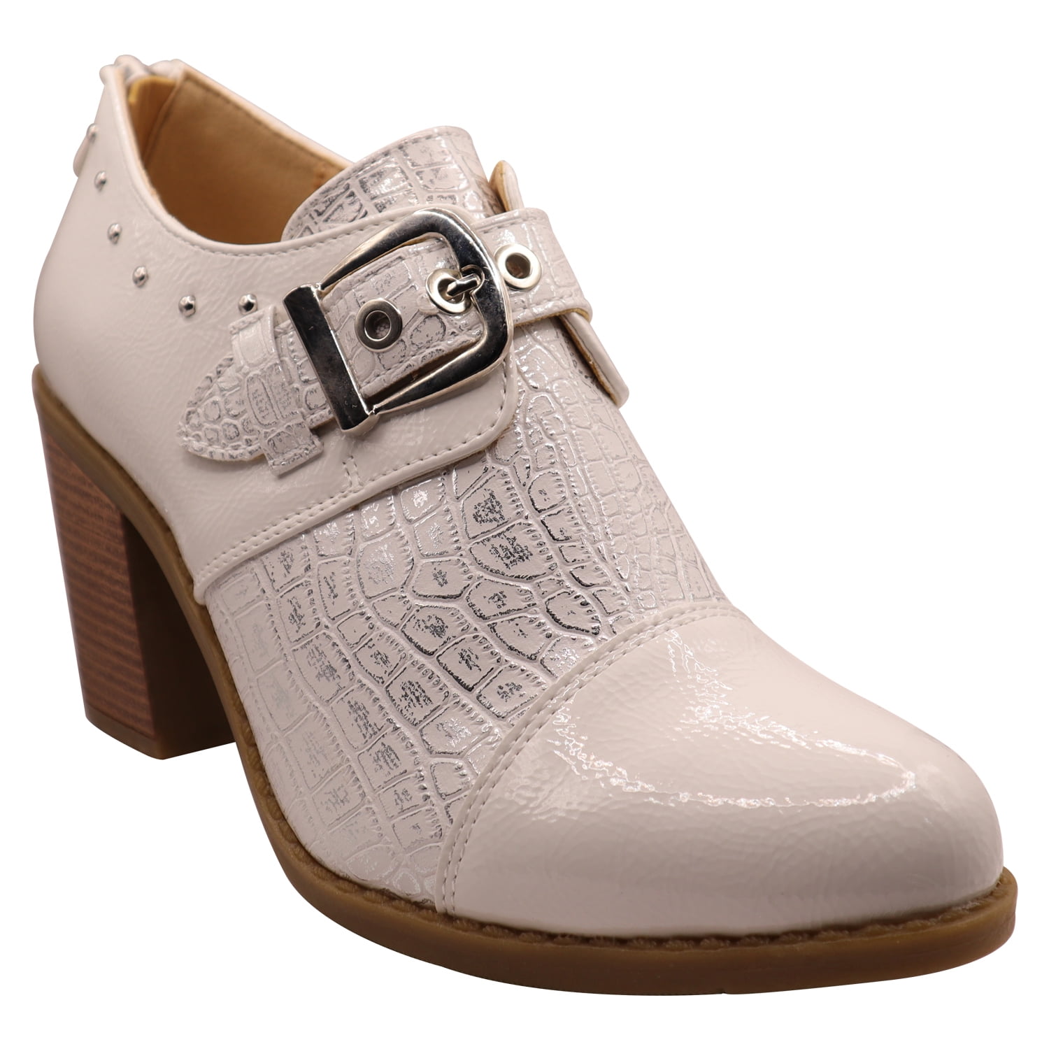 Danicolle Calzado - Botin Correa Hebilla Blanco